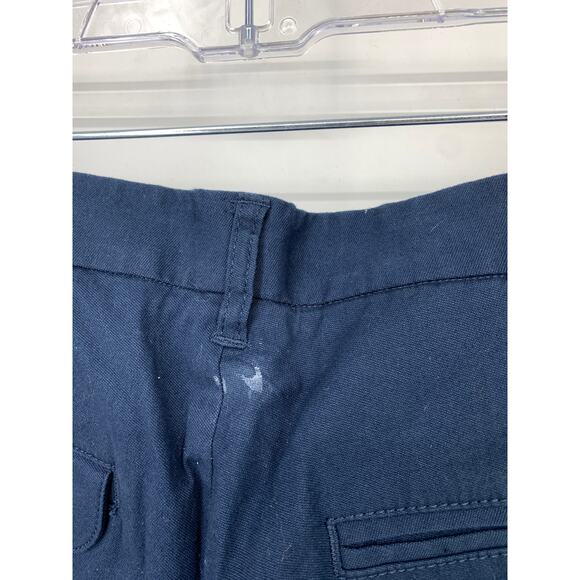 ATM Anthony Thomas Melillo Chino Shorts Mens Size 30 Blue Cut Hem Stretch - Picture 6 of 7